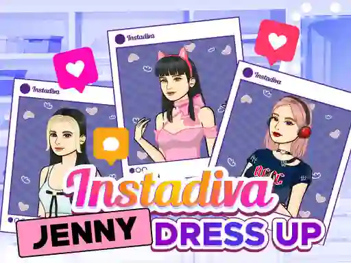 Igra Instadiva Jenny Dress Up spletu