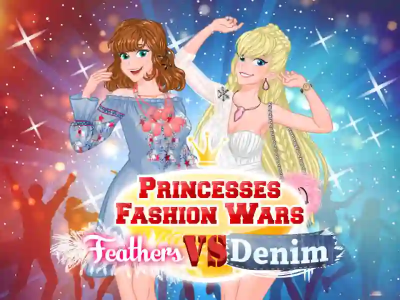 Igra Princesses Fashion Wars Feathers VS Denim spletu