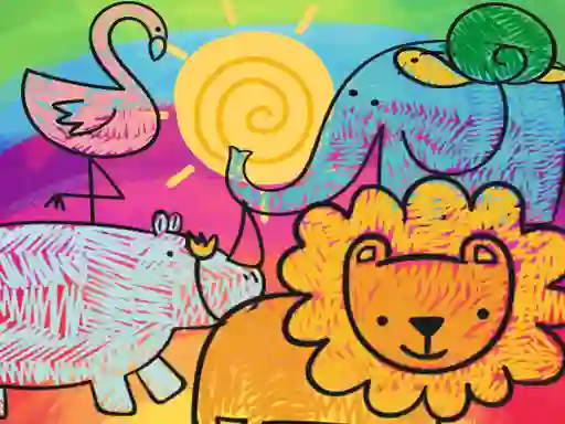 Igra Little Animals Coloring spletu