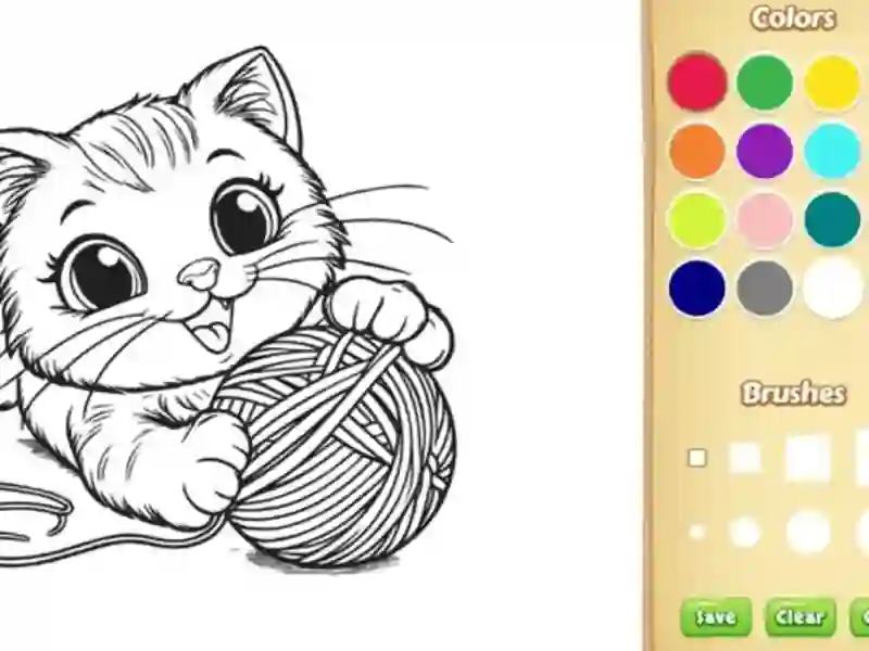 Igra Cat Coloring Book spletu
