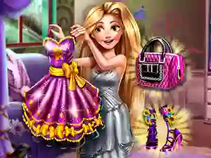 Igra Find Rapunzel's Ball Outfit spletu