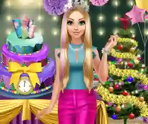 Igra Blondie Winter Party spletu