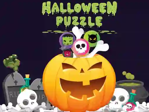 Igra Halloween Puzzle spletu