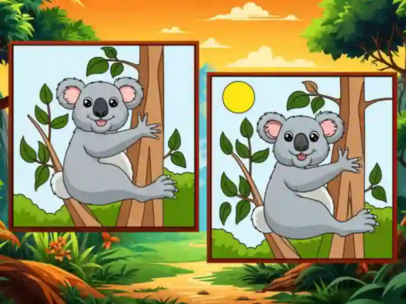Igra Animal: Find The Differences spletu