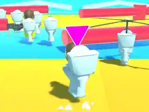 Igra Fall Boys Skibidi Toilet spletu