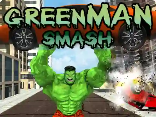 Igra Green Man Smash spletu