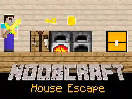 Igra Noobcraft House Escape spletu