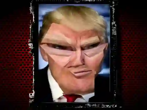 Igra Trump Funny face spletu