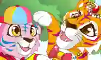 Igra Mommy and Baby Tiger spletu