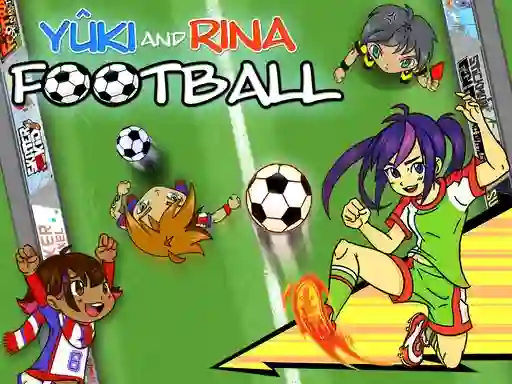 Igra Yuki and Rina Football spletu