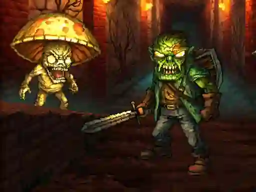 Igra Monster Slayer Merge & Survive spletu