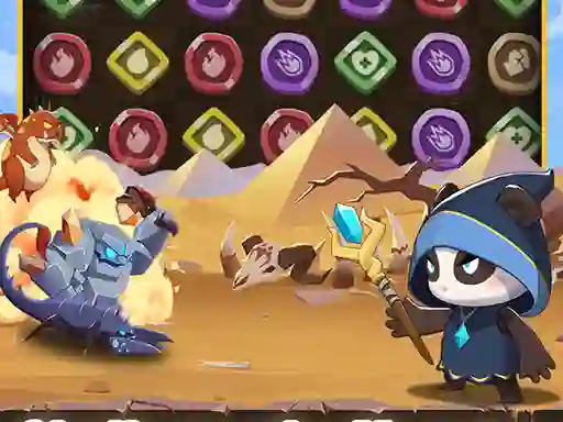 Igra Legend of Panda Match 3 & Battle spletu