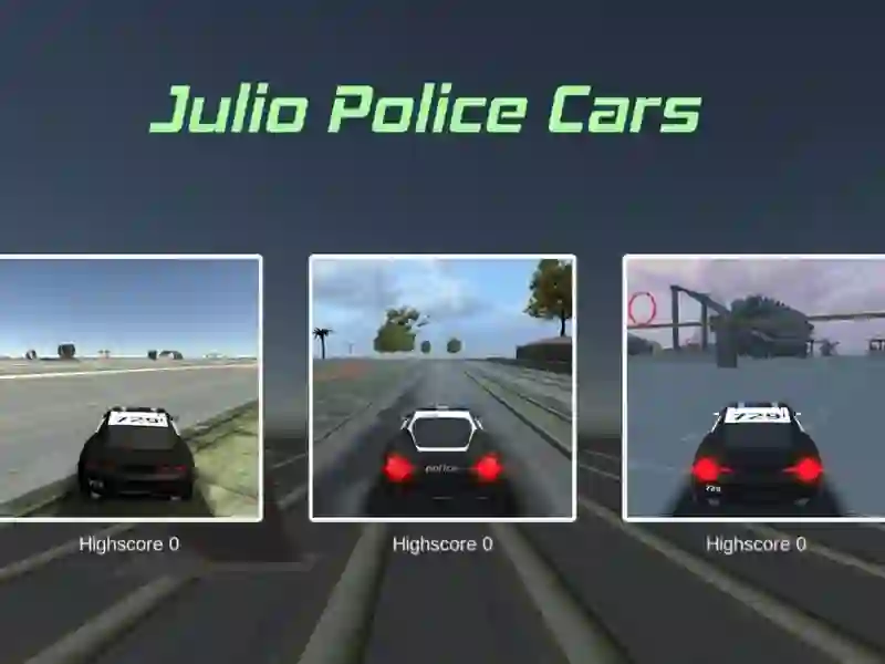 Igra Julio Police Cars spletu