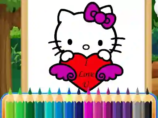 Igra Coloring Kitty spletu