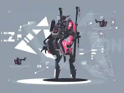 Igra Alien Robot Warrior Hidden spletu