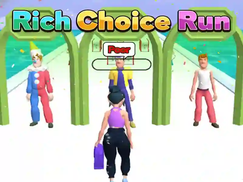 Igra Rich Choice Run spletu