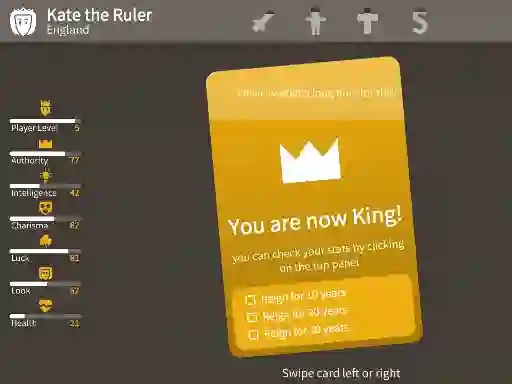 Igra Kings Card Decisions spletu