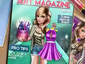 Igra Sery Magazine Dress Up spletu