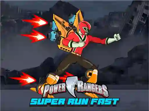 Igra Power Rangers Super Run Fast spletu