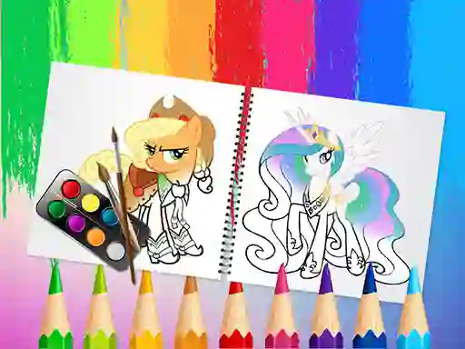 Igra Sweet Pony Coloring Book spletu