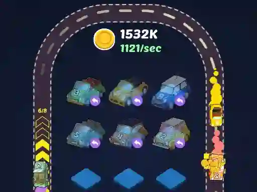 Igra Merge Car spletu