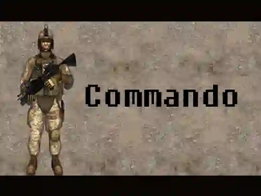 Igra Commando spletu