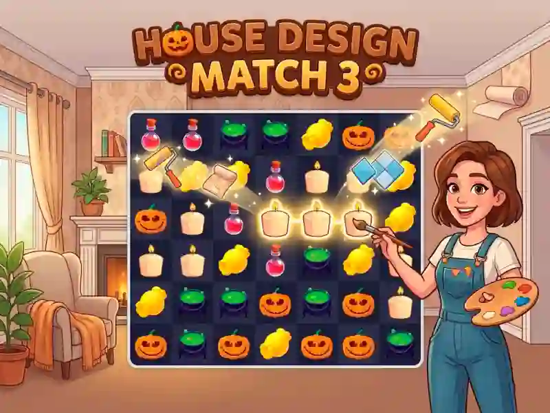 Igra House Design Match 3 spletu
