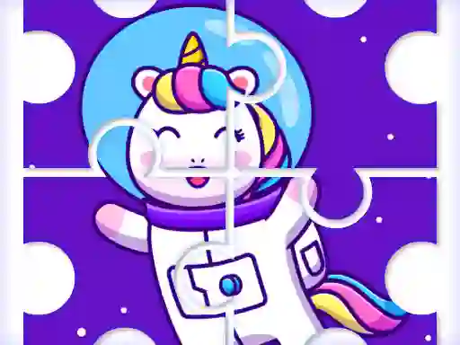 Igra Cute Rainbow Unicorn Puzzles spletu