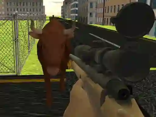 Igra Angry Bull Shooter spletu