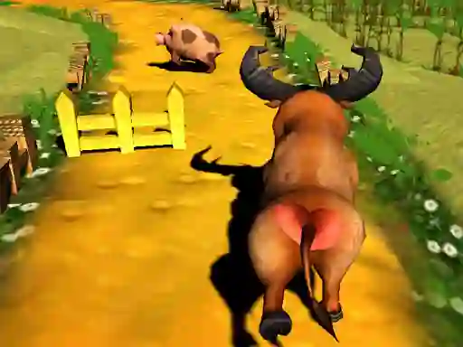 Igra Escaped Bull spletu