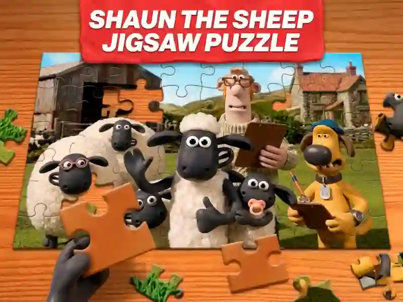 Igra Shaun the Sheep Jigsaw Puzzle spletu