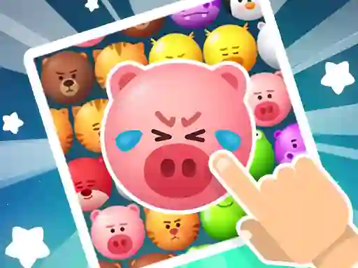 Igra Crazy Zoo Swipe Match 3 Puzzle spletu