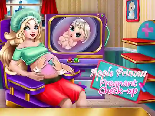 Igra Apple Princess Pregnant Check Up spletu