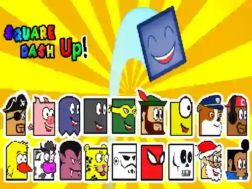Igra Square Dash Up spletu