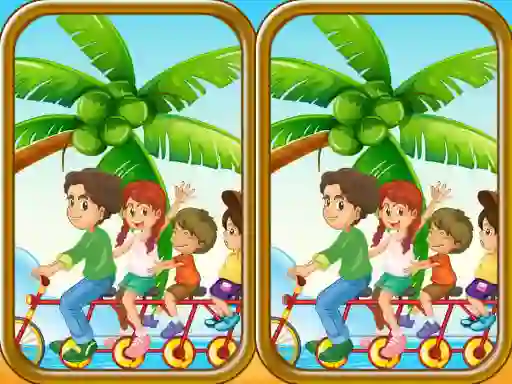 Igra Summer Beach Differences spletu