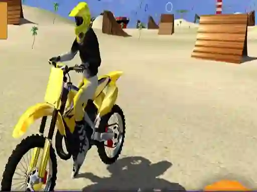 Igra Motor Cycle Beach Stunt spletu