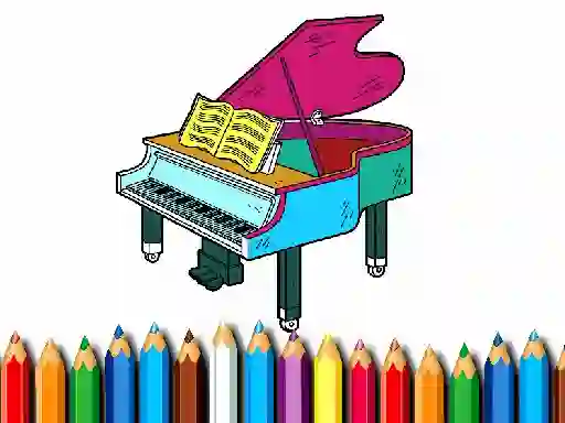 Igra Back To School: Piano Coloring Book spletu