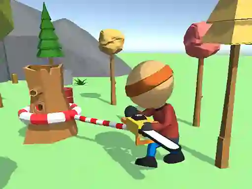 Igra Wood Man Cutter spletu