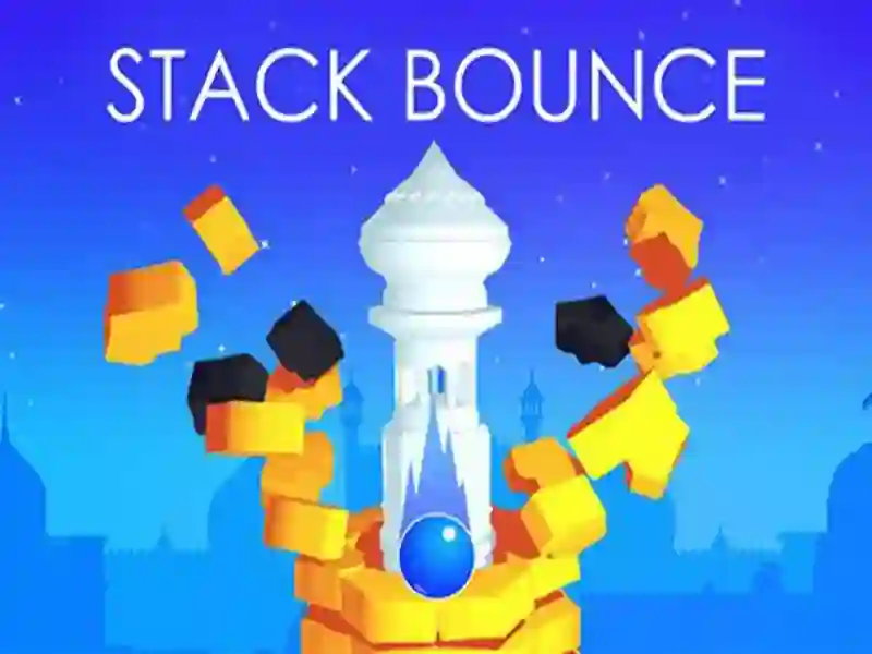 Igra Stack Bounce spletu