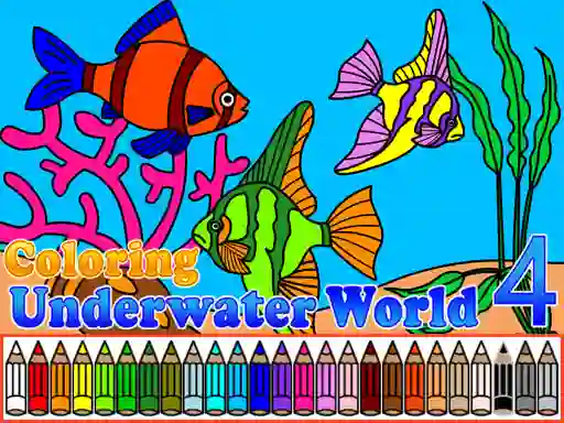 Igra Coloring Underwater World 4 spletu