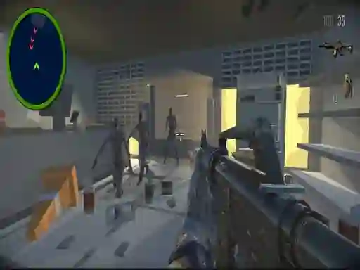 Igra Private Zombie Wave spletu