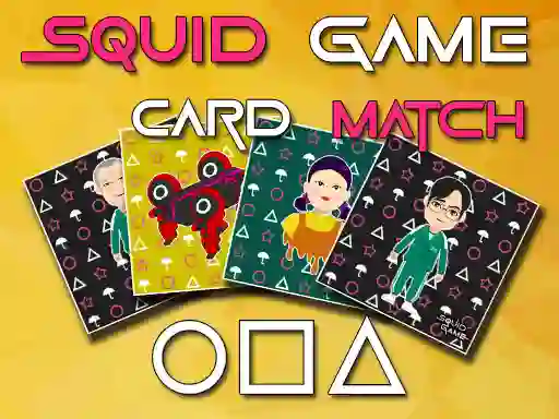 Igra Squid Game Memory Card Match spletu