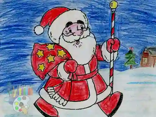Igra Santa Claus Coloring spletu