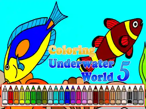 Igra Coloring Underwater World 5 spletu