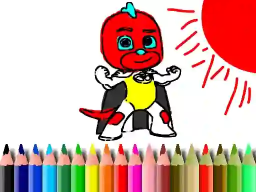 Igra Back To School: Mask Boy Coloring spletu