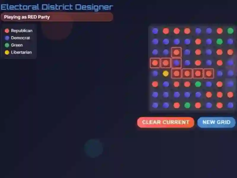 Igra Gerrymandering Master spletu