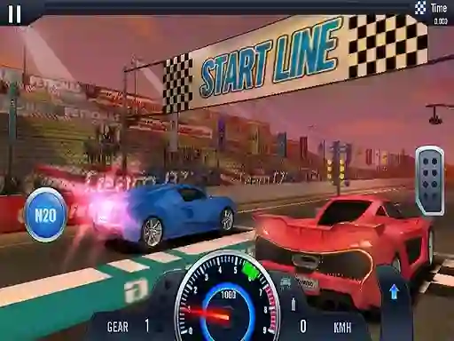 Igra Fast Line Furious Car Racing spletu