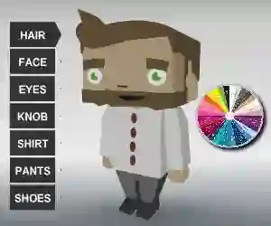 Igra Coloring Bloxy Boy spletu