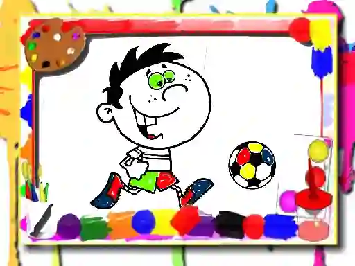 Igra Football Coloring Time spletu