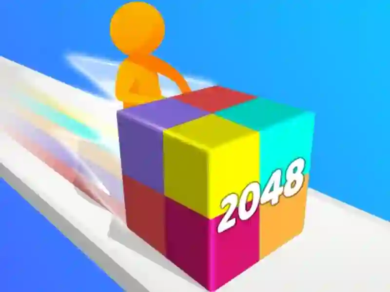 Igra Geometry Stack 2048 Run spletu